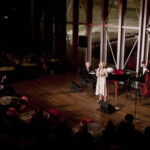Chicago actor-singer Suzanne Petri sings ÄúCelebrate the Holidays With MarleneÄù at the Pritzker Pavilion in Millennium Park in Chicago, Ill., on Monday, December 20, 2010. (Andrew A. Nelles/ For The Chicago Tribune) ct-live-1222-cabaret-series B58937240Z.1 12/20/10 ...OUTSIDE TRIBUNE CO.- NO MAGS, NO SALES, NO INTERNET, NO TV, NEW YORK TIMES OUT, CHICAGO OUT, NO DIGITAL MANIPULATION......OUTSIDE TRIBUNE CO.- NO MAGS, NO SALES, NO INTERNET, NO TV, NEW YORK TIMES OUT, CHICAGO OUT, NO DIGITAL MANIPULATION...